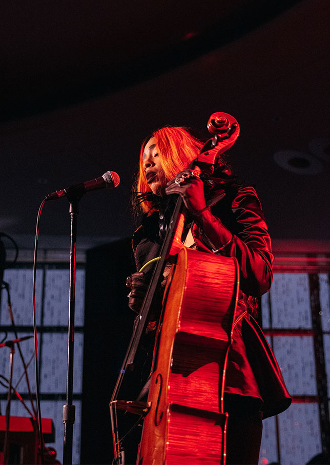 Music performance at a luxury private event venue in Rockefeller Center.